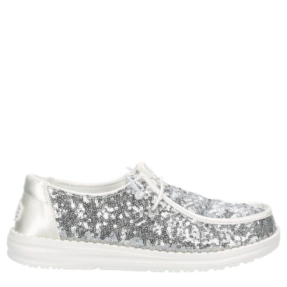 WOMENS WENDY SEQUIN SLIP ON SNEAKER