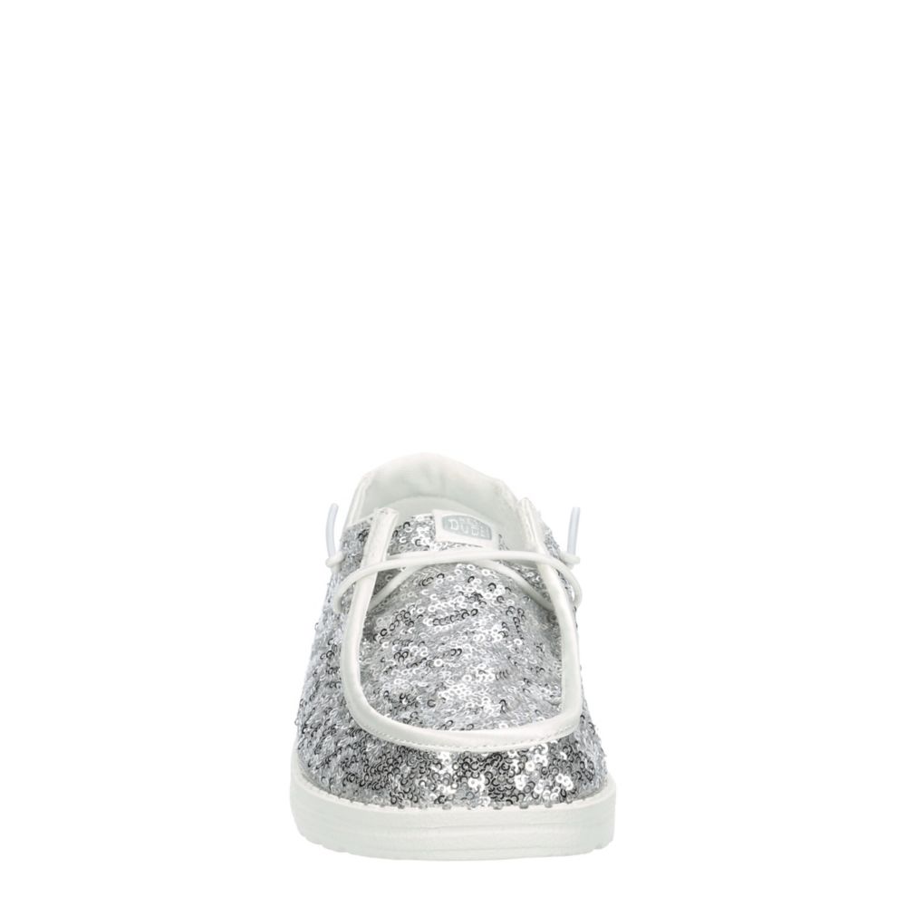 WOMENS WENDY SEQUIN SLIP ON SNEAKER