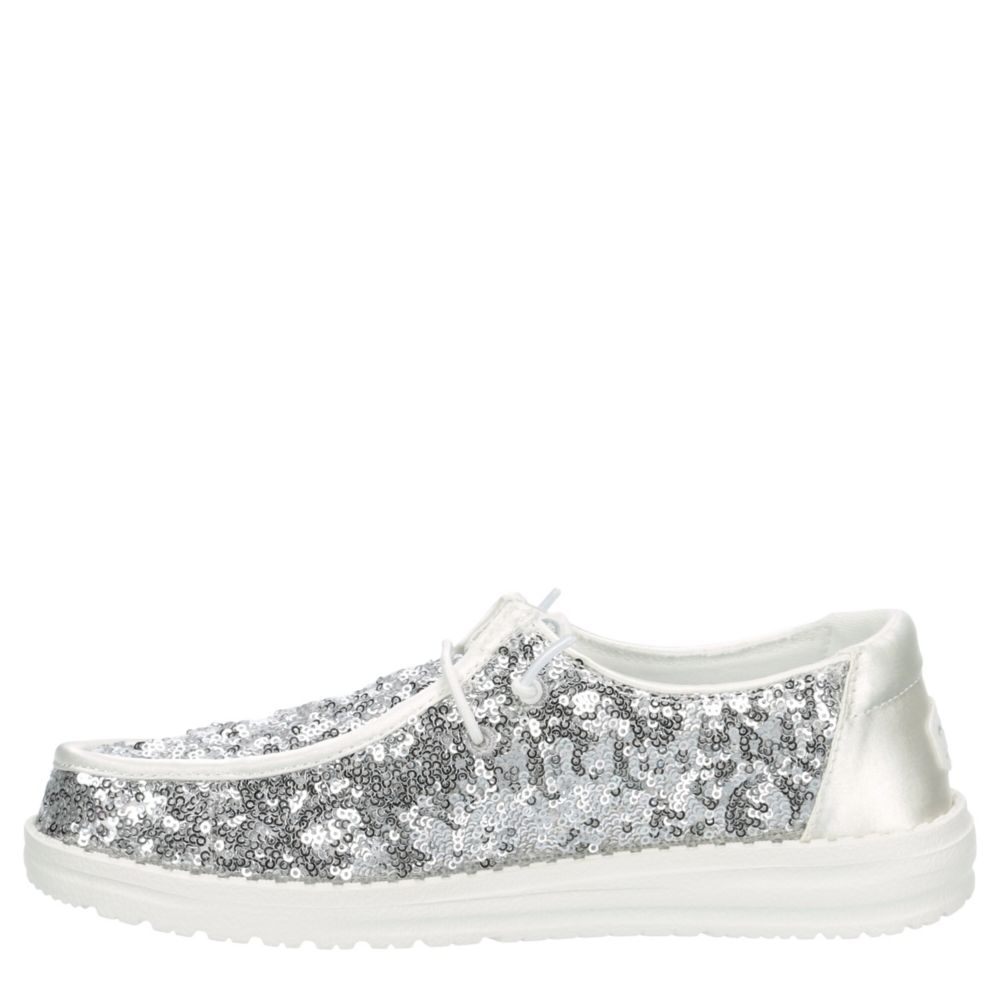 WOMENS WENDY SEQUIN SLIP ON SNEAKER