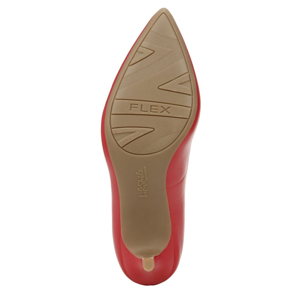 Red Lifestride Womens Sevyn Pump | Rack Room Shoes