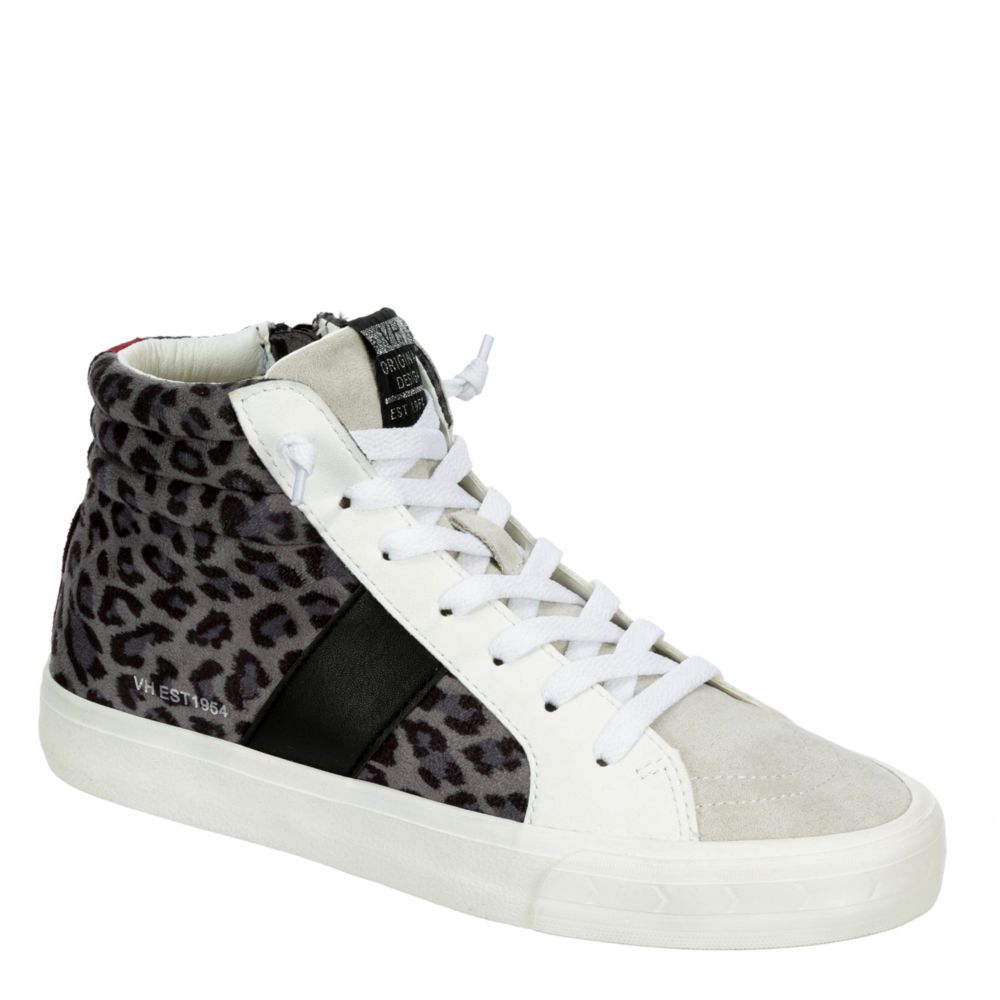 womens leopard high top sneakers