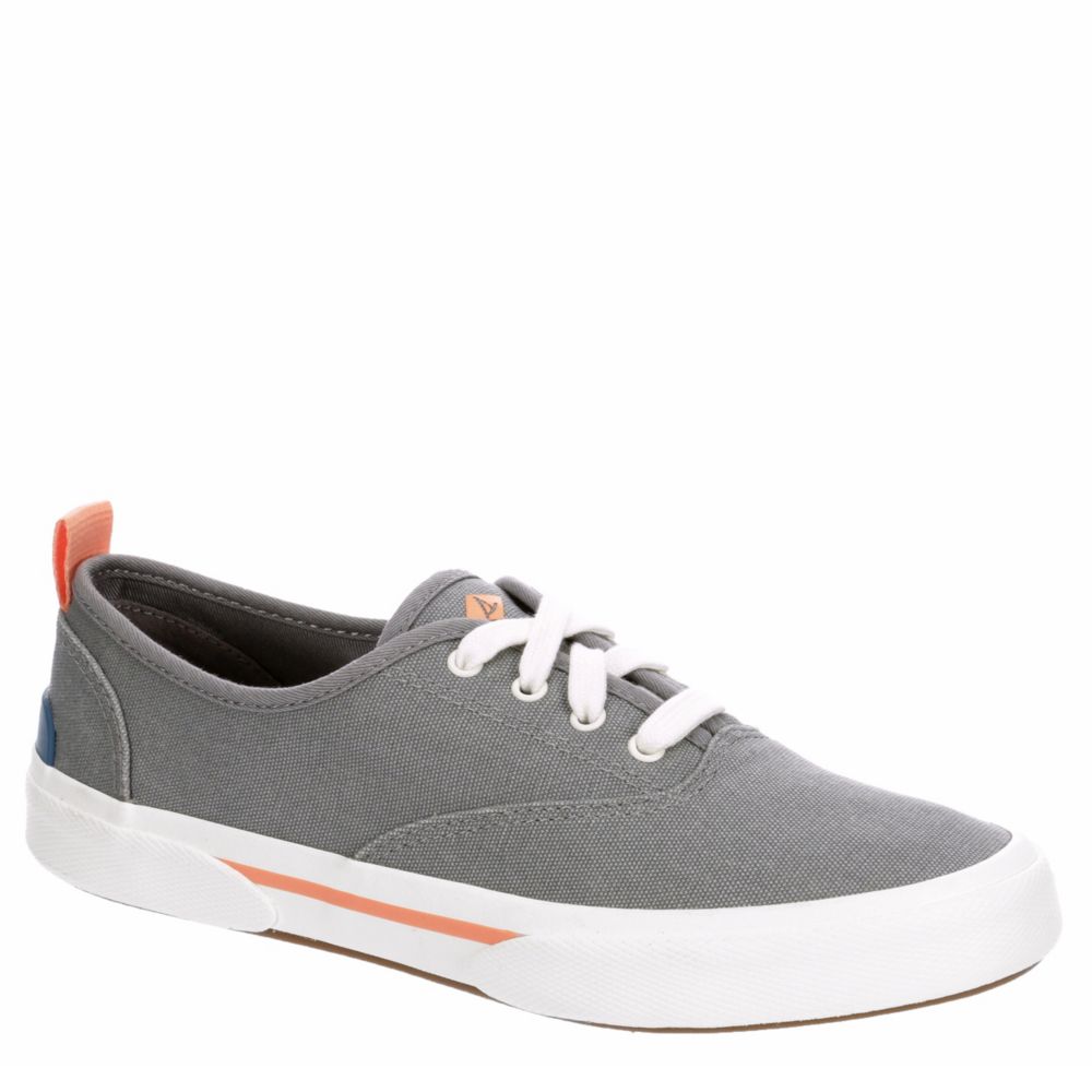 grey sperry women's sneakers