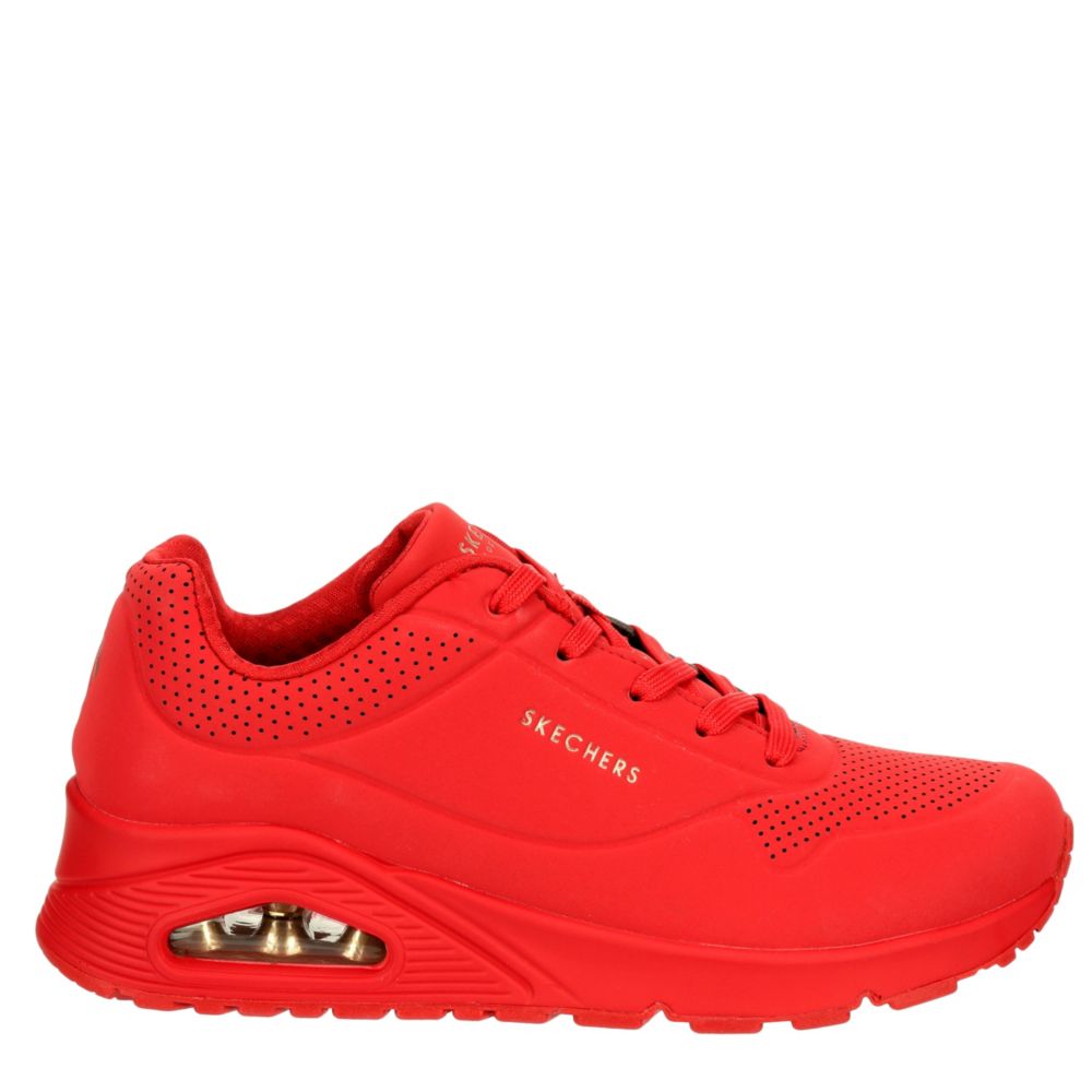 skechers street uno stand on air women's sneakers red