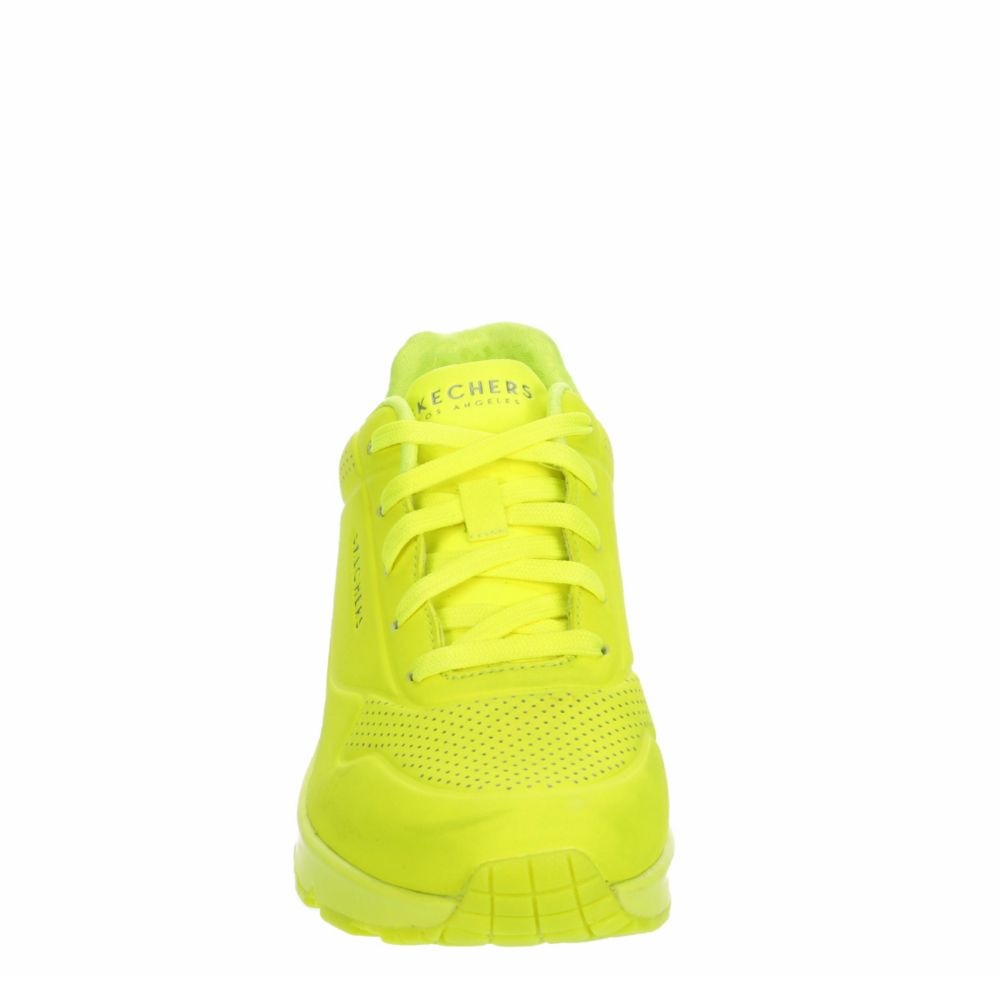neon yellow skechers