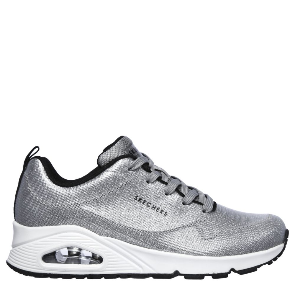 Silver Skechers Womens Uno Diamond 