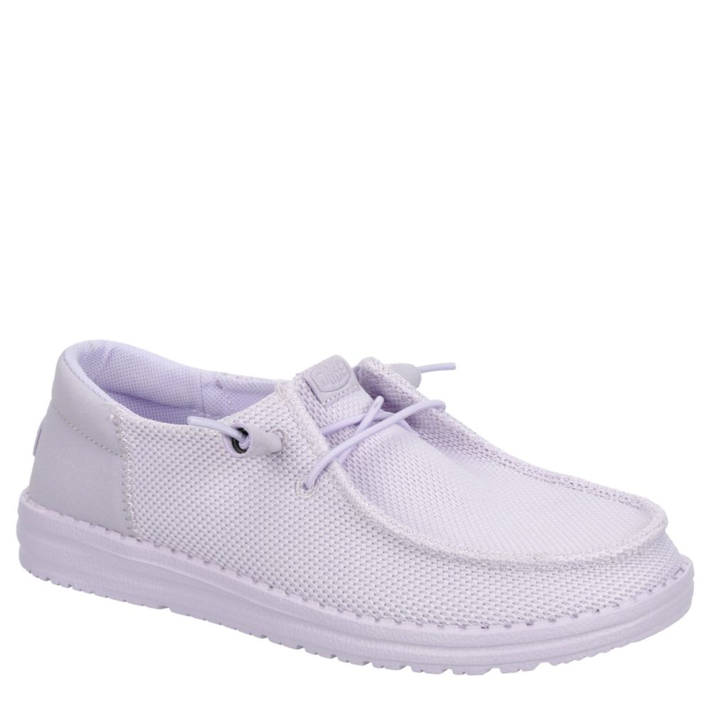 Lilac Womens Wendy Funk Mono Slip On Sneaker | Heydude | Rack Room 