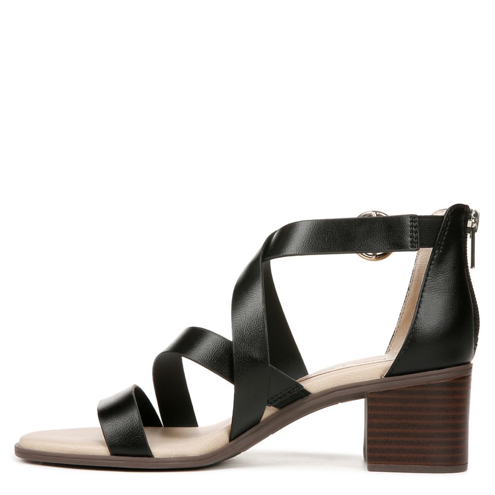 Black Lifestride Womens Heritage Sandal | Rack Room Shoes