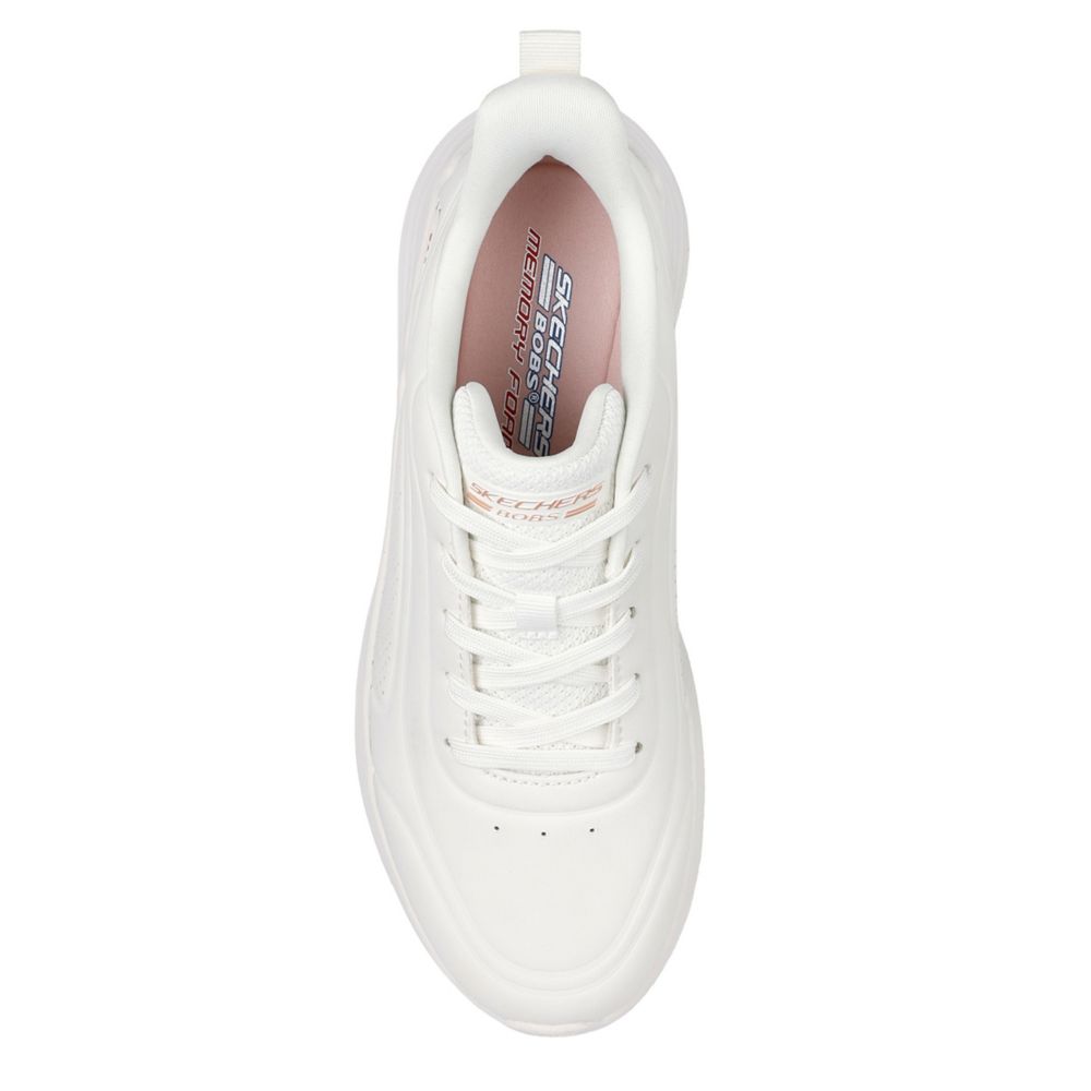 White Skechers Womens Squad Waves Still Wading Sneaker Rack Room Shoes