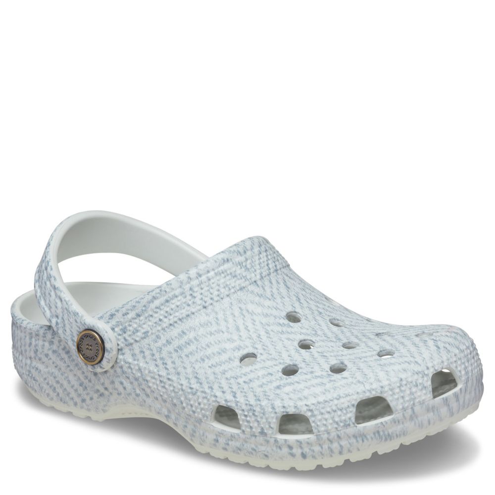 Grey Crocs Unisex Classic Prints Clog Rack Room Shoes