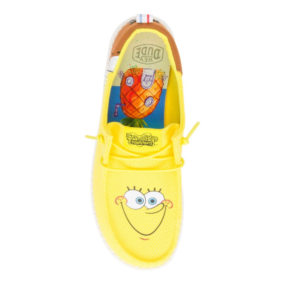 WOMENS WENDY FUNK SPONGEBOB SLIP ON SNEAKER