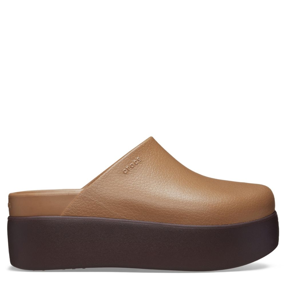 WOMENS DYLAN PLATFORM CLOG - TAN