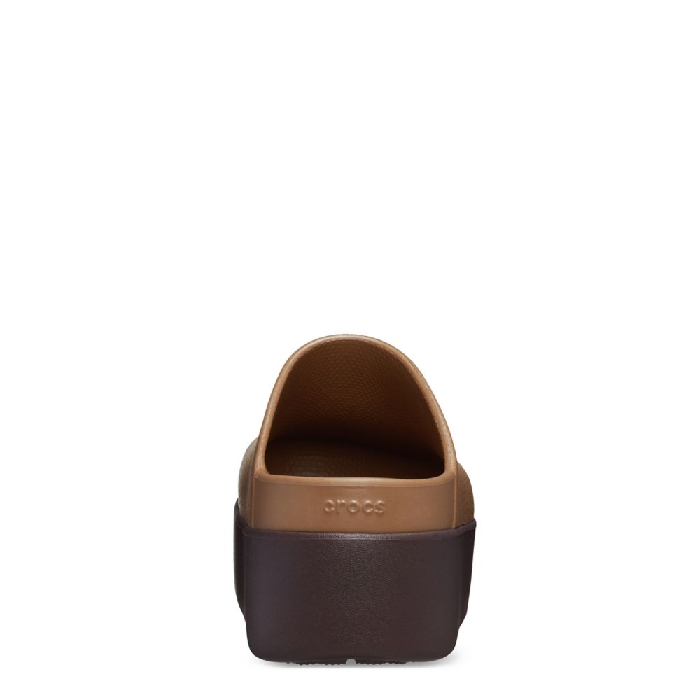 WOMENS DYLAN PLATFORM CLOG - TAN