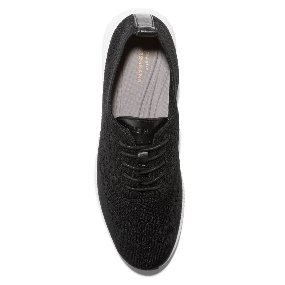 Black Cole Haan Womens Zerogrand Stitchlite Oxford Sneaker
