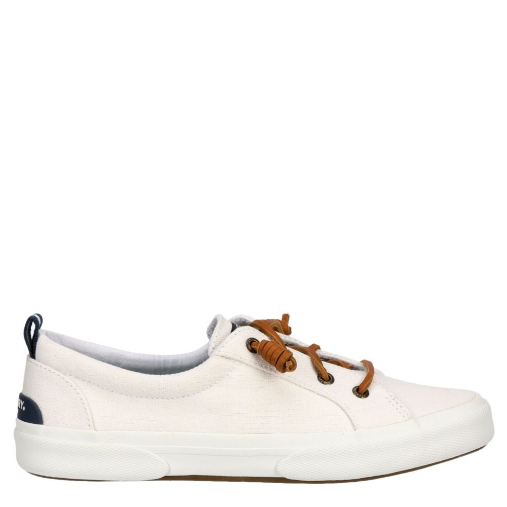 sperry pier wave sneaker white
