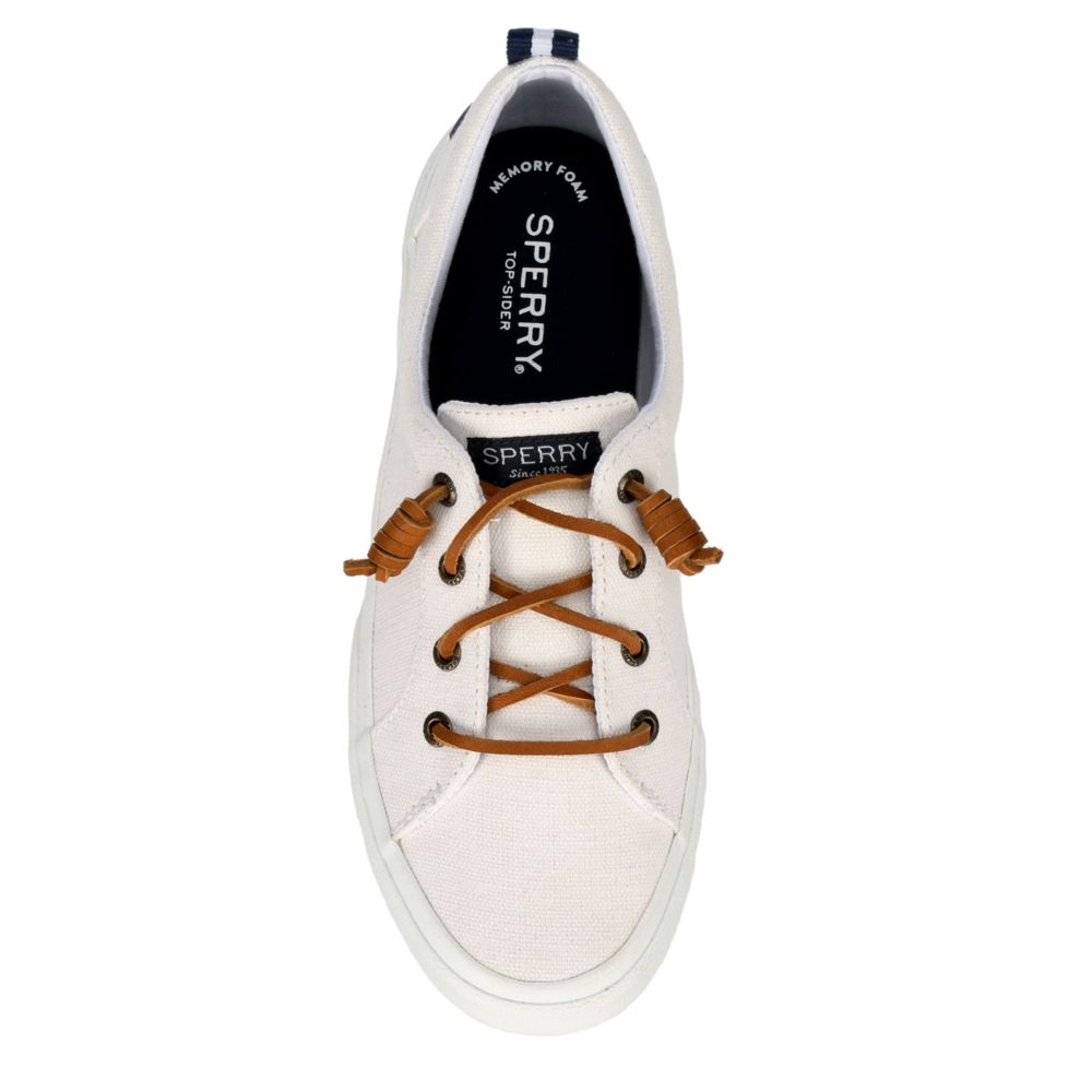 sperry pier wave sneaker white