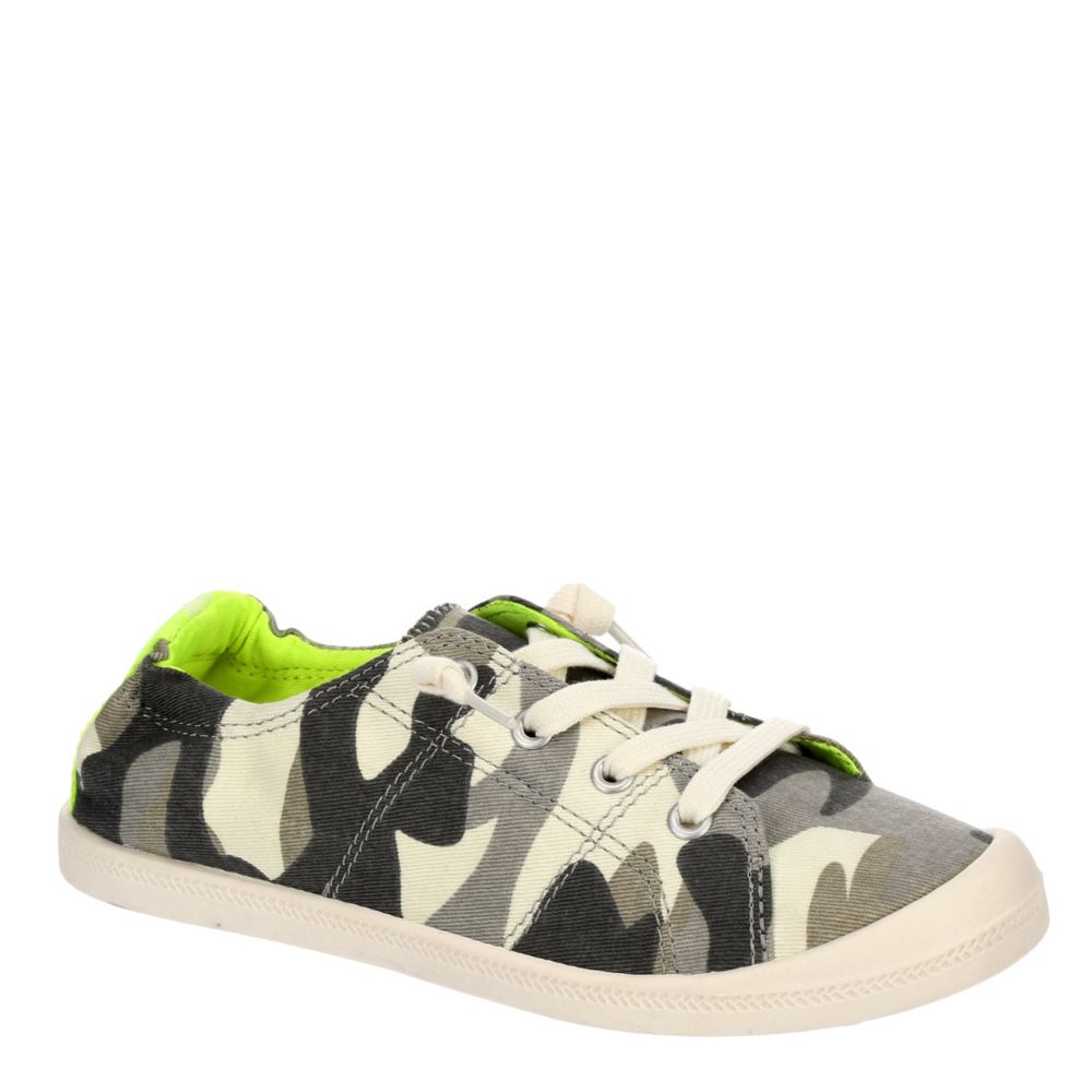 camouflage slip on shoes