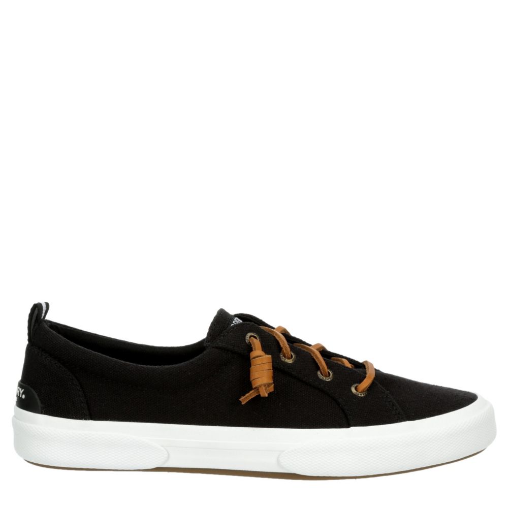 sperry black slip ons