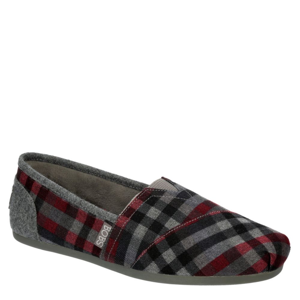 Grey Skechers Bobs Womens Plush Country Side