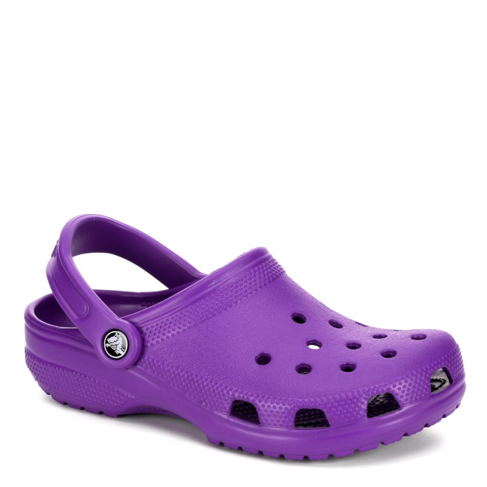 womens purple crocs