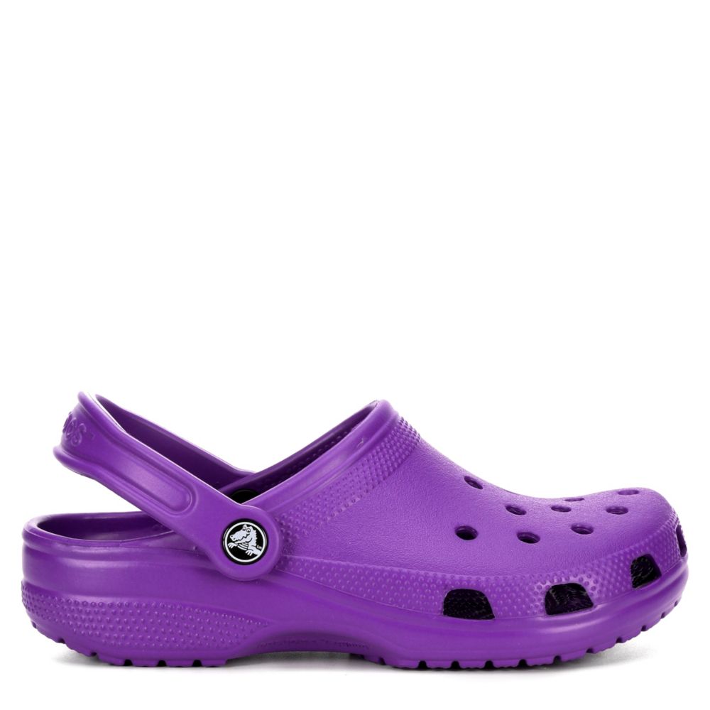 purple crocs