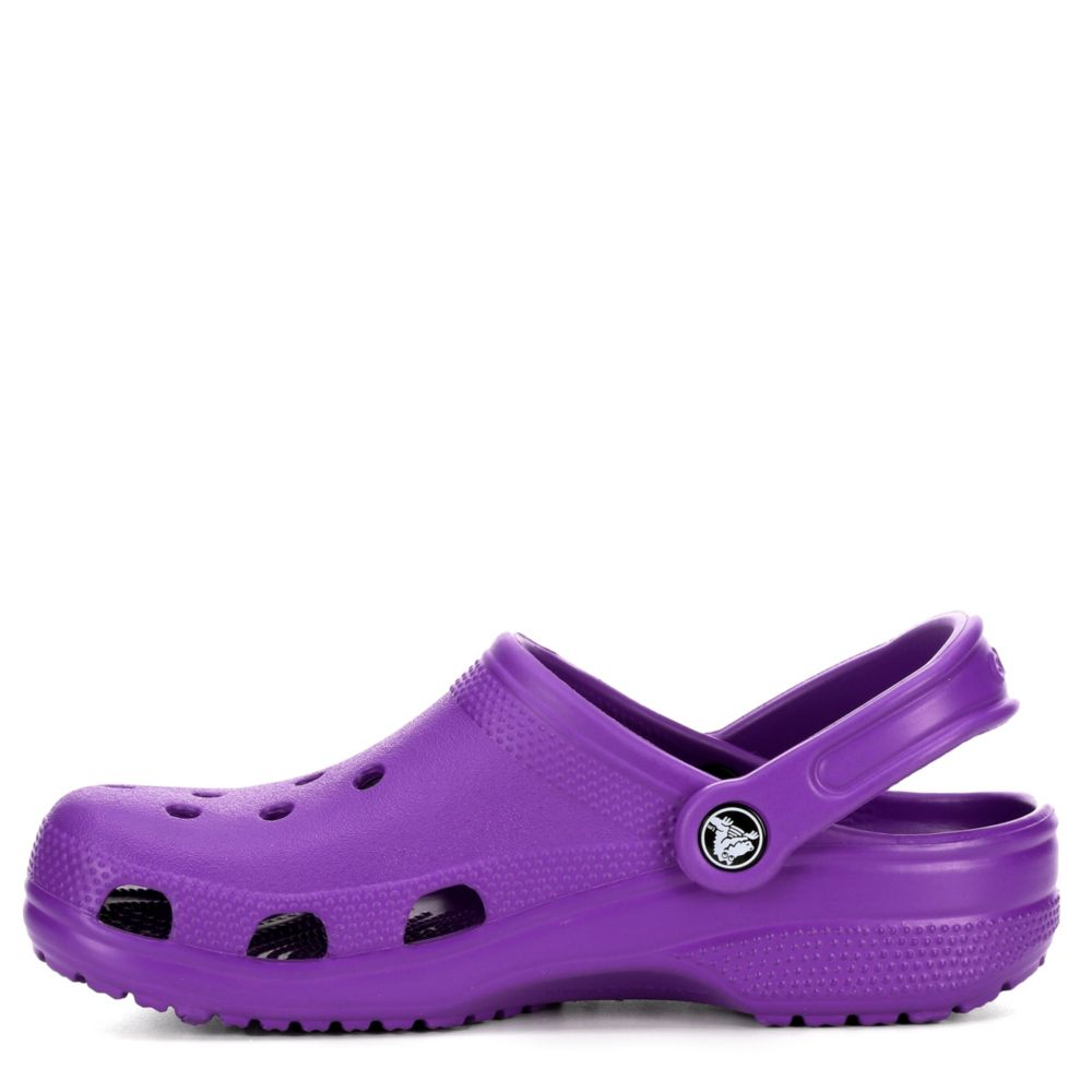womens purple crocs