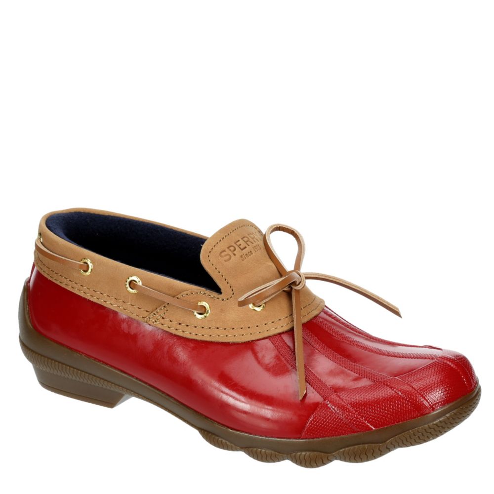 sperry red boots