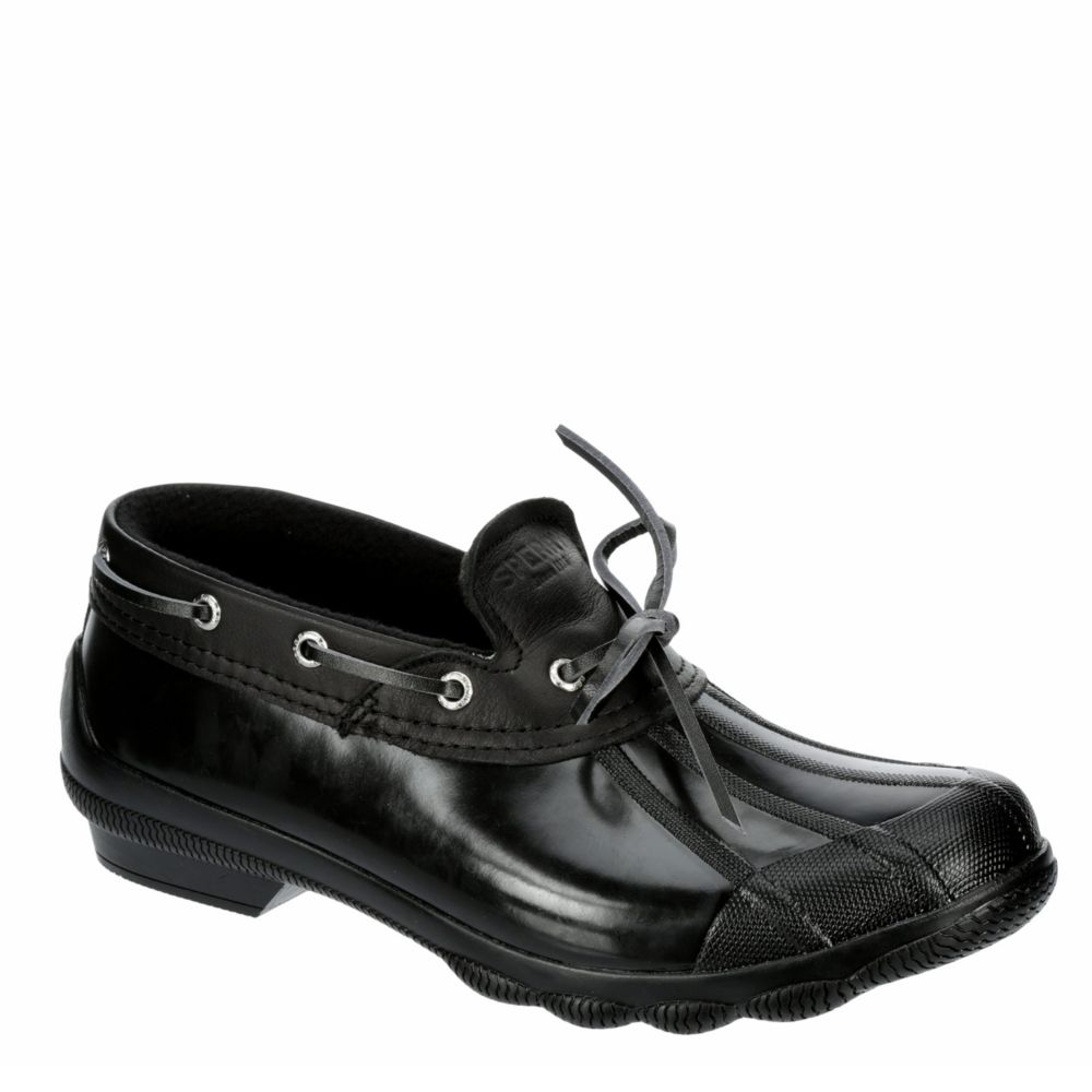 womens black sperry boots