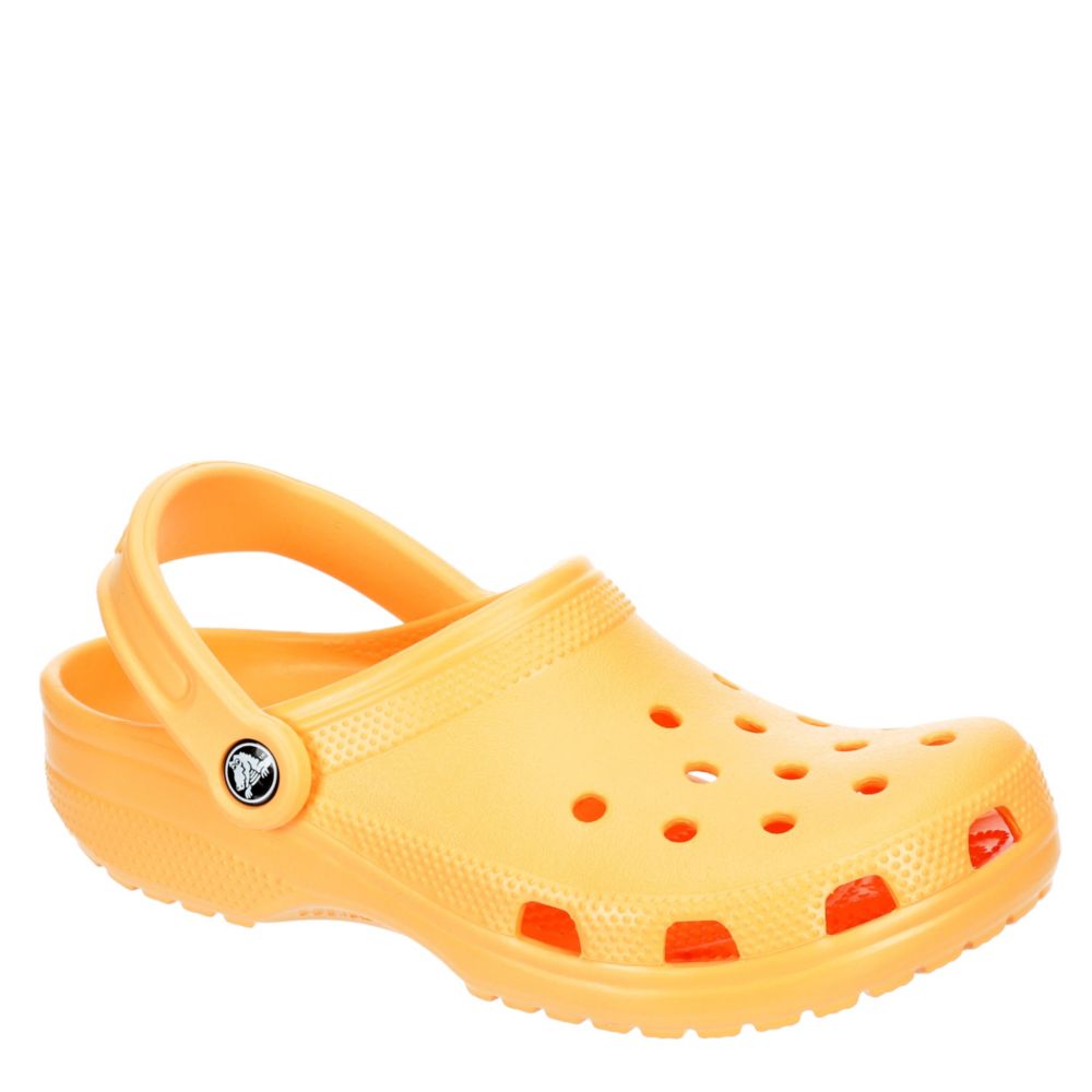 womens orange crocs