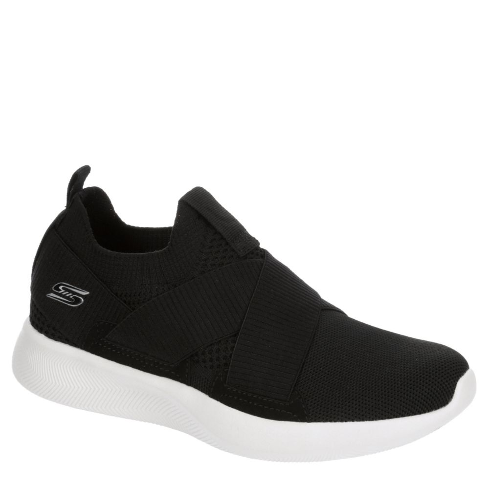 black mesh skechers