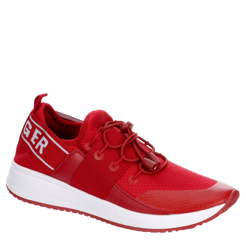 all red tommy hilfiger shoes