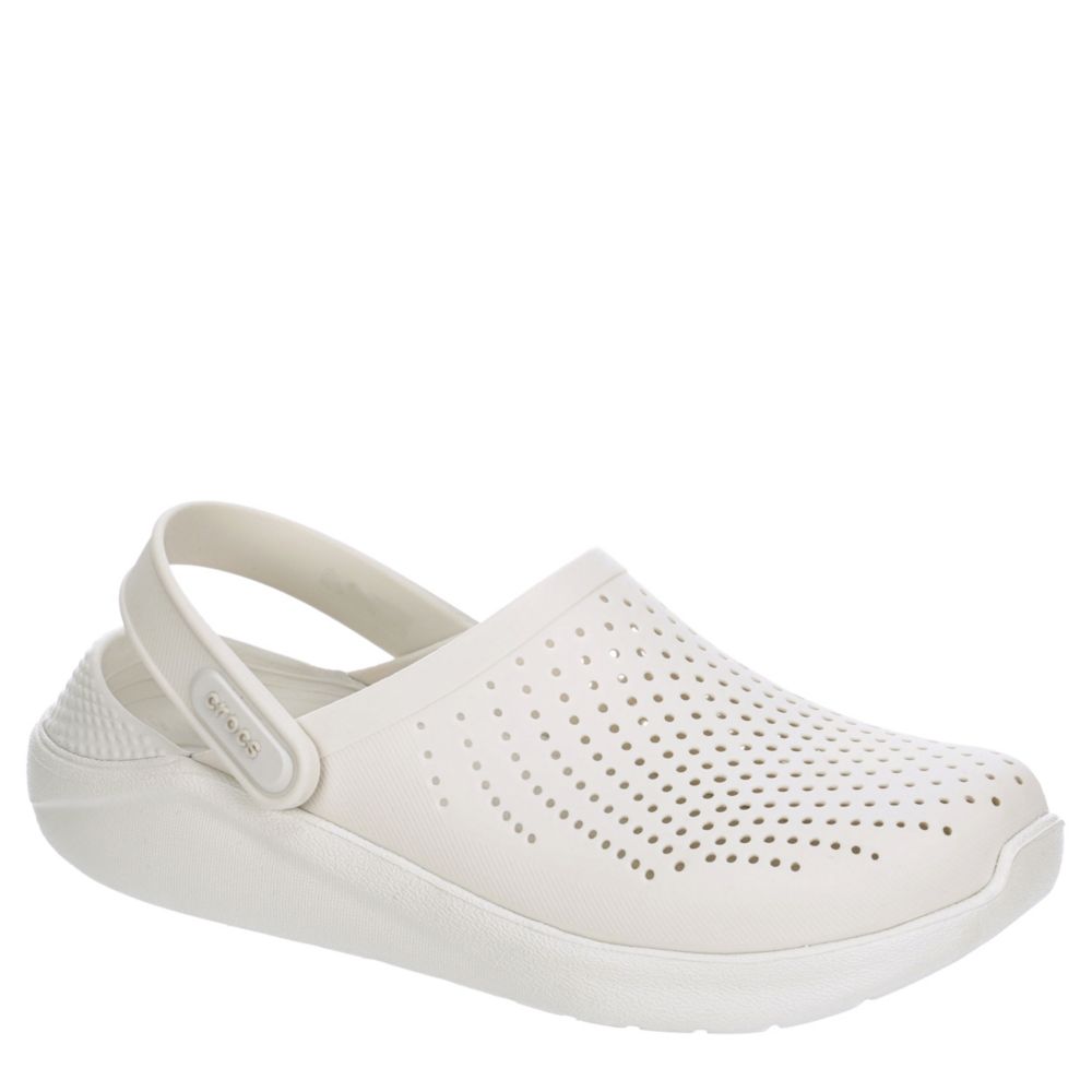 white clog shoes