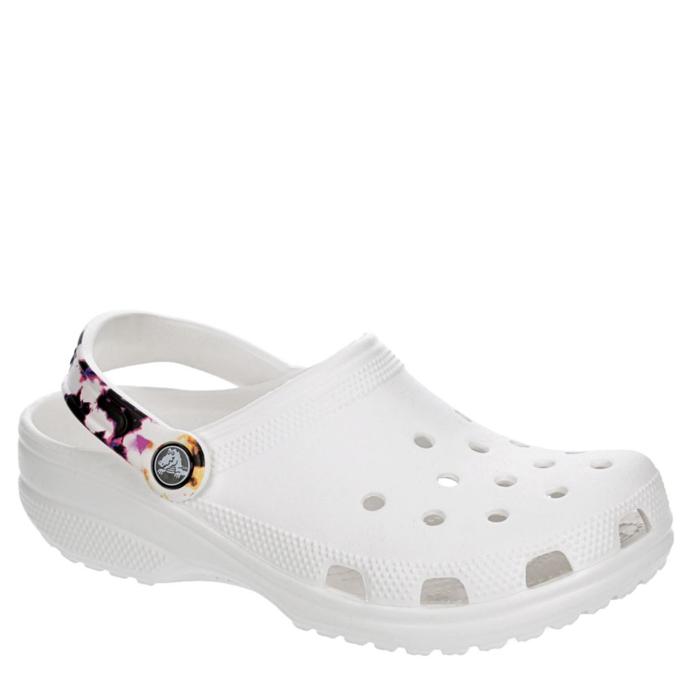 womens classic crocs white