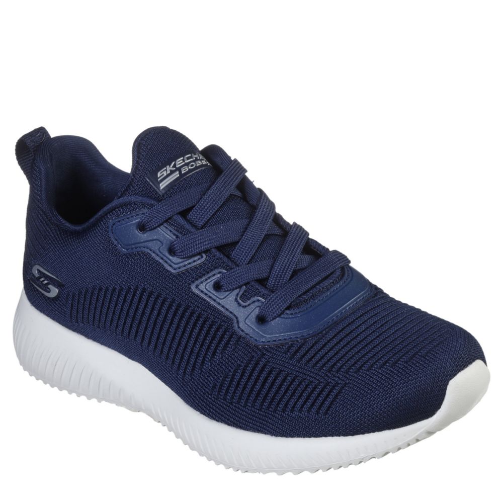 navy blue skechers bobs