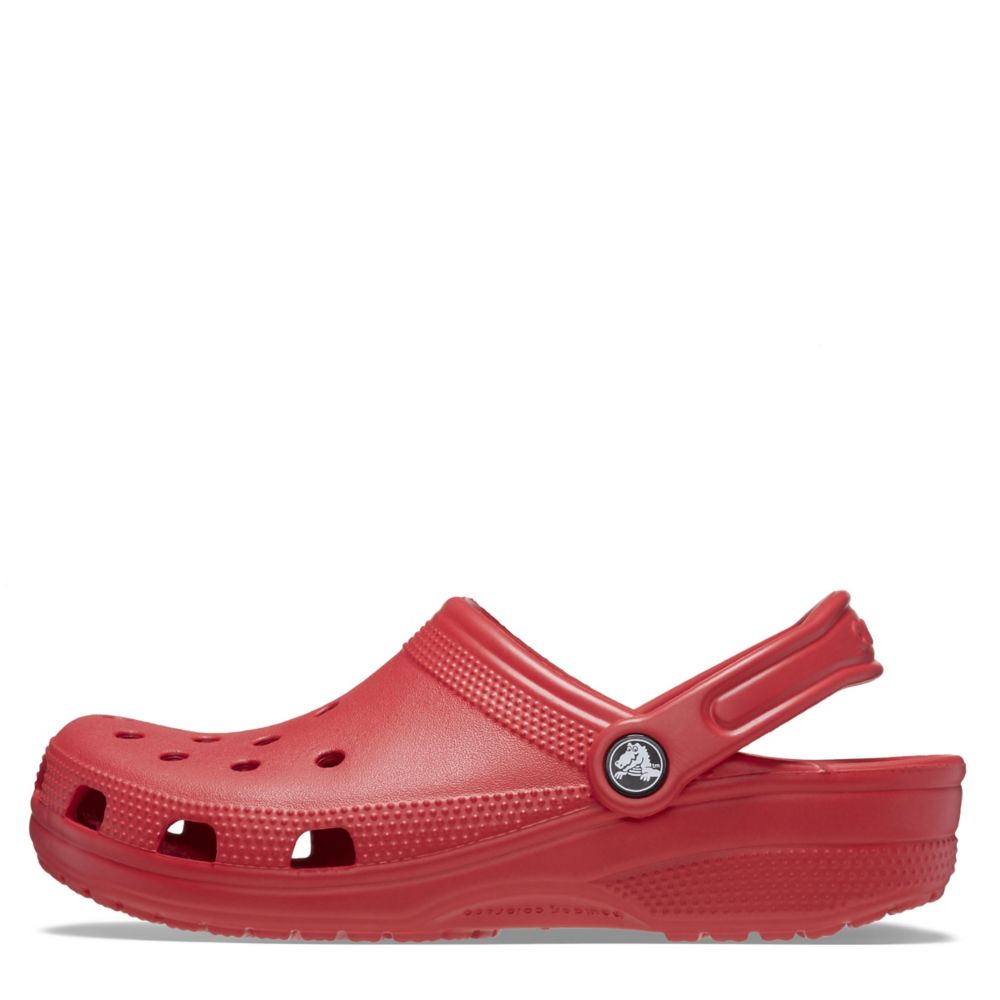 red classic crocs