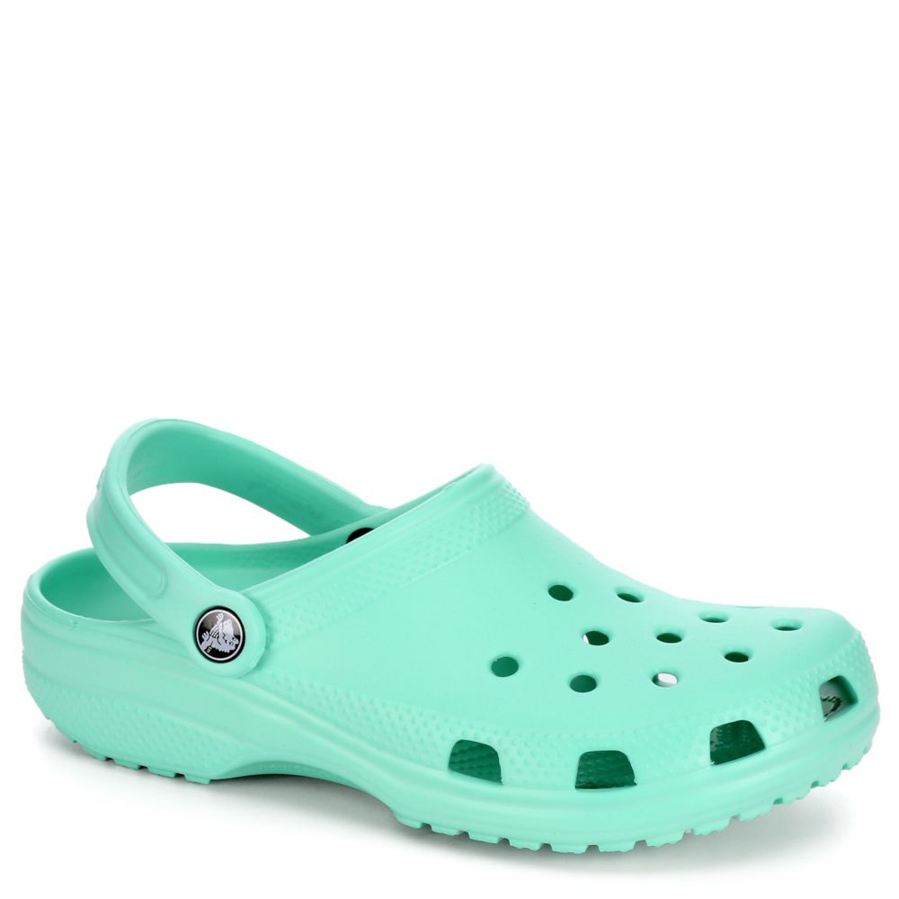 crocs mint blue
