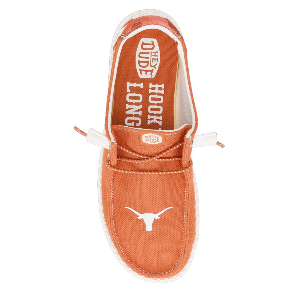 WOMENS WENDY TEXAS LONGHORNS SLIP ON SNEAKER