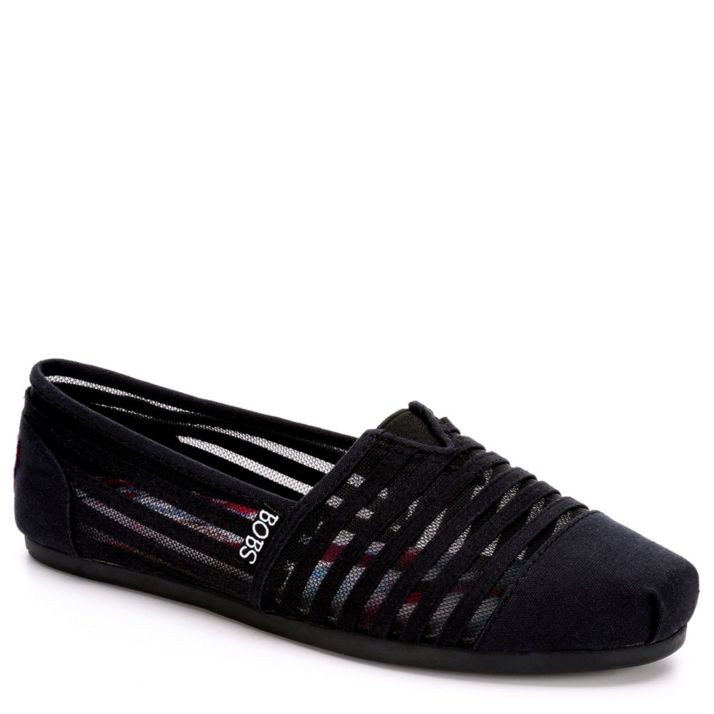 skechers black slip on