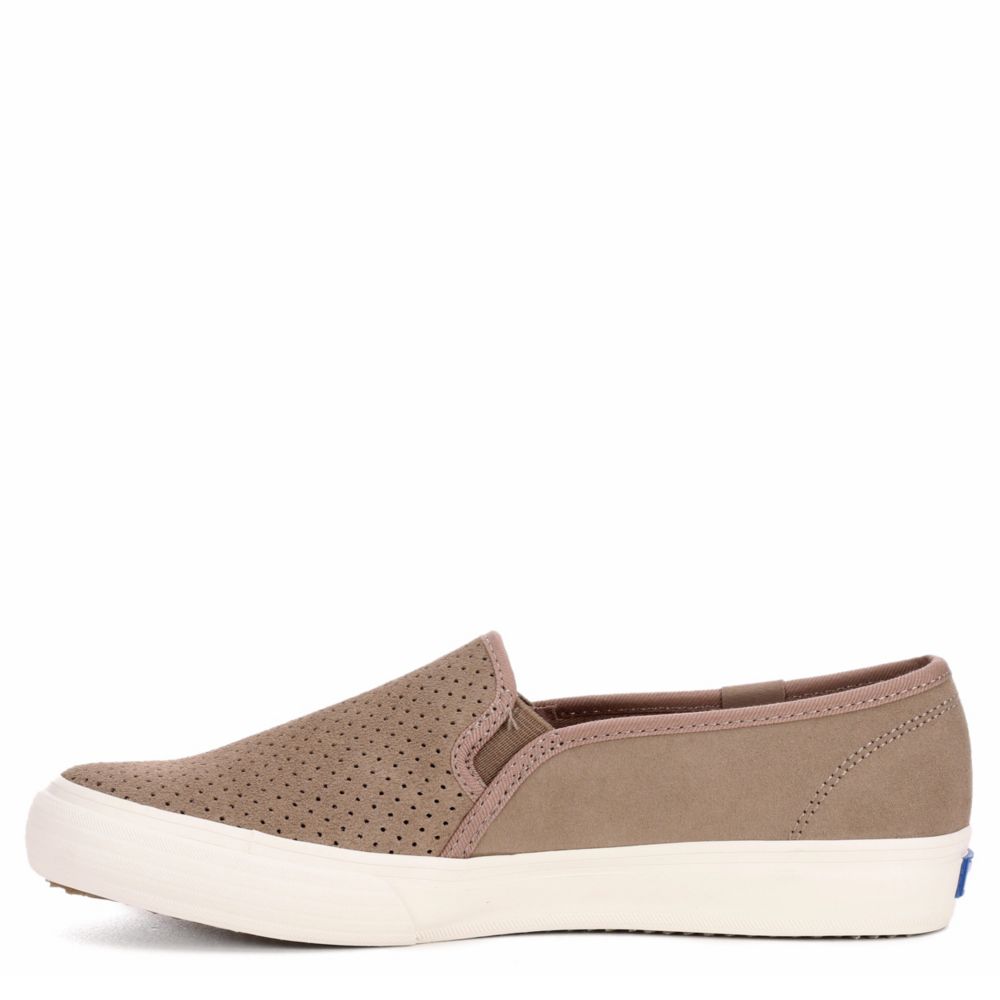 keds double decker slip on taupe