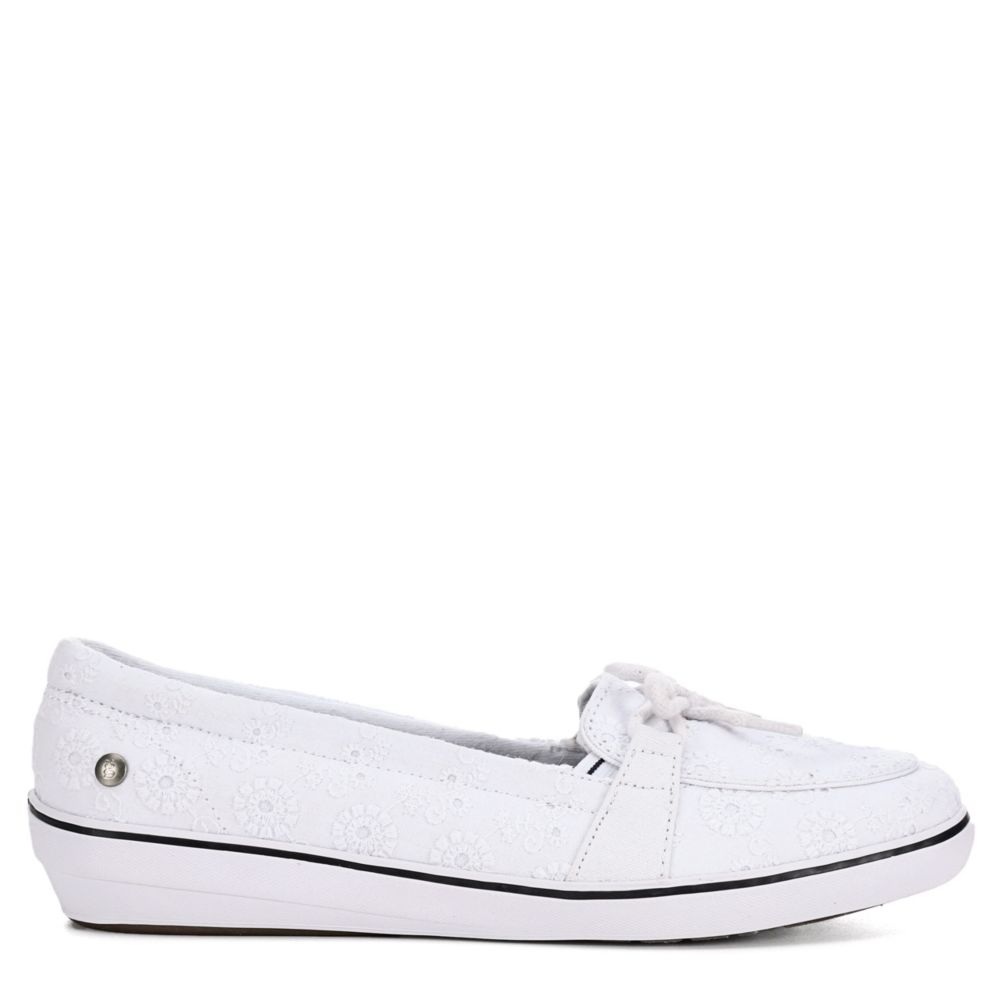 Womens Windsor Bow Canvas/Stripe Sneakers