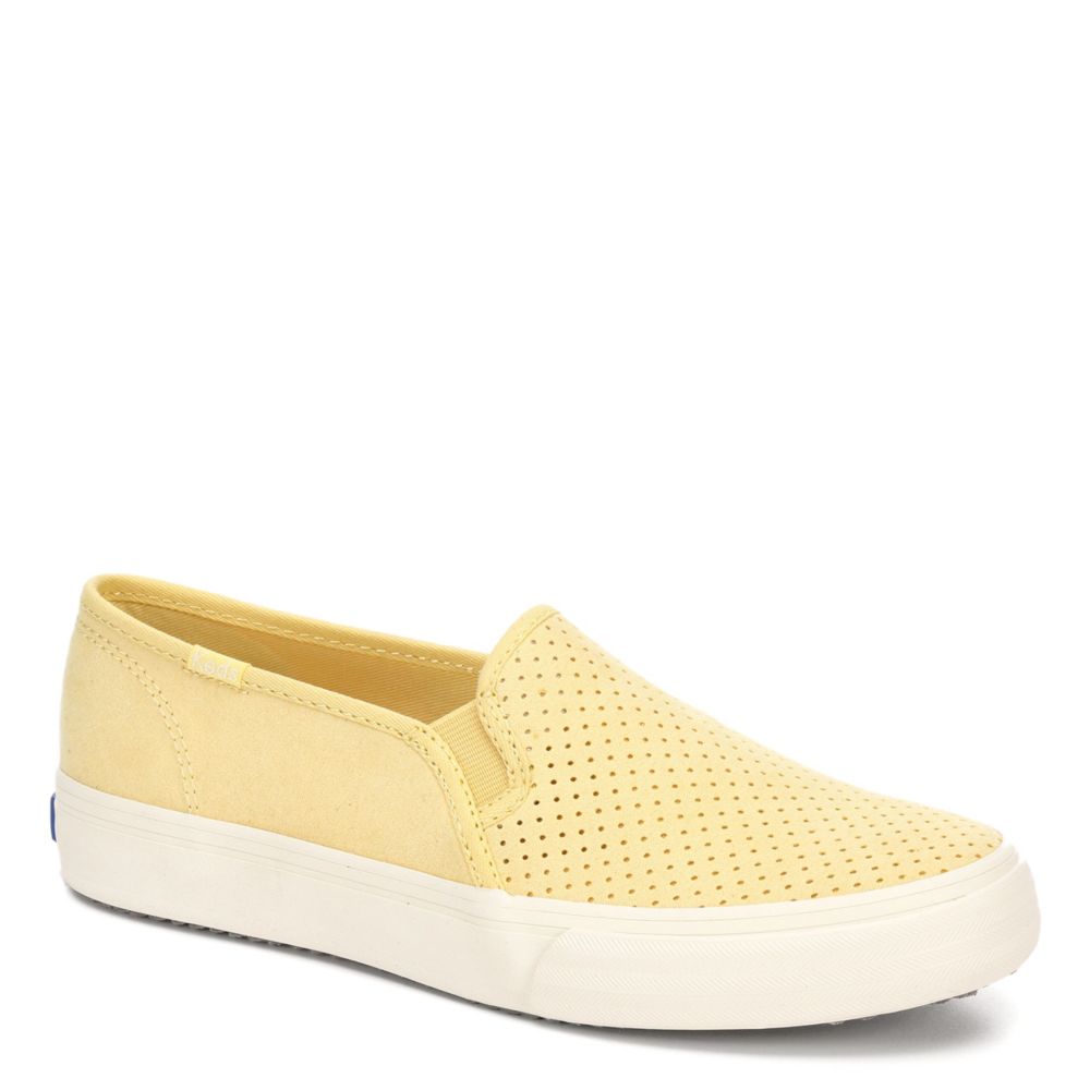 yellow slip on shoes