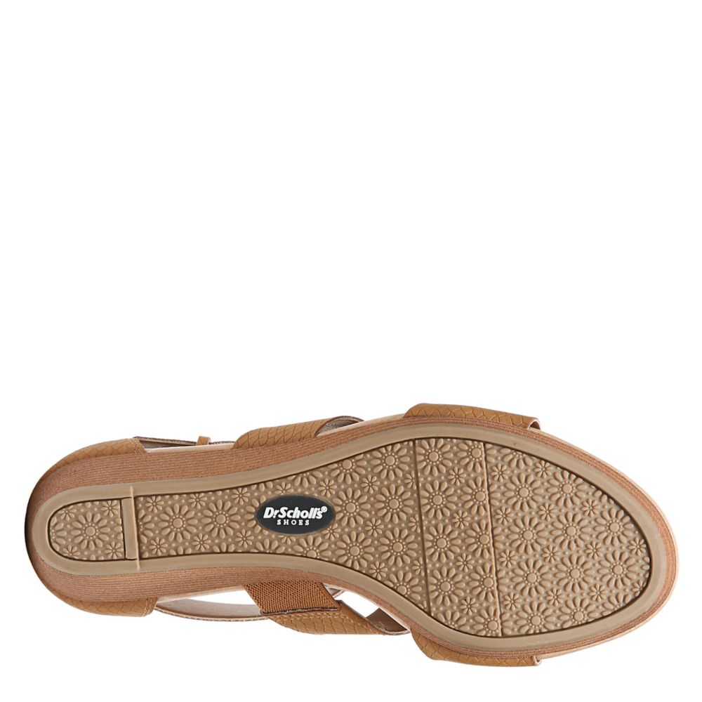 Brown Dr. Scholl's Womens Barton Wedge Sandal | Rack Room Shoes