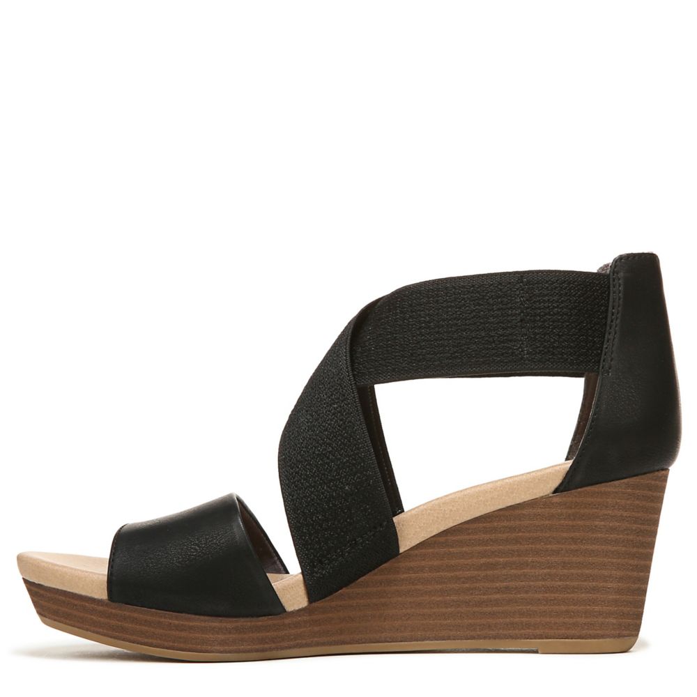 Dr. Scholls Womens Barton Band Wedge Sandal