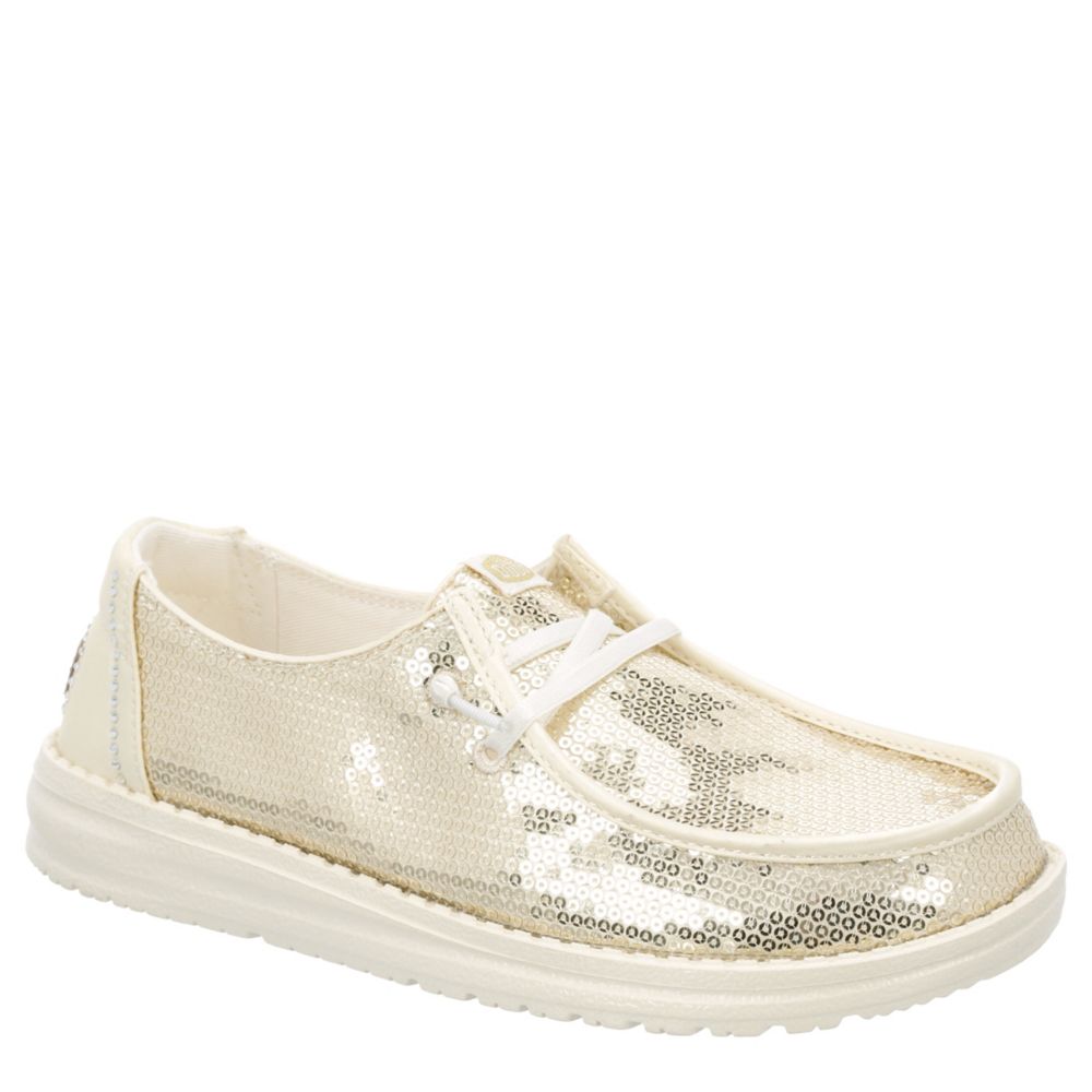 WOMENS WENDY SEQUIN SLIP ON SNEAKER