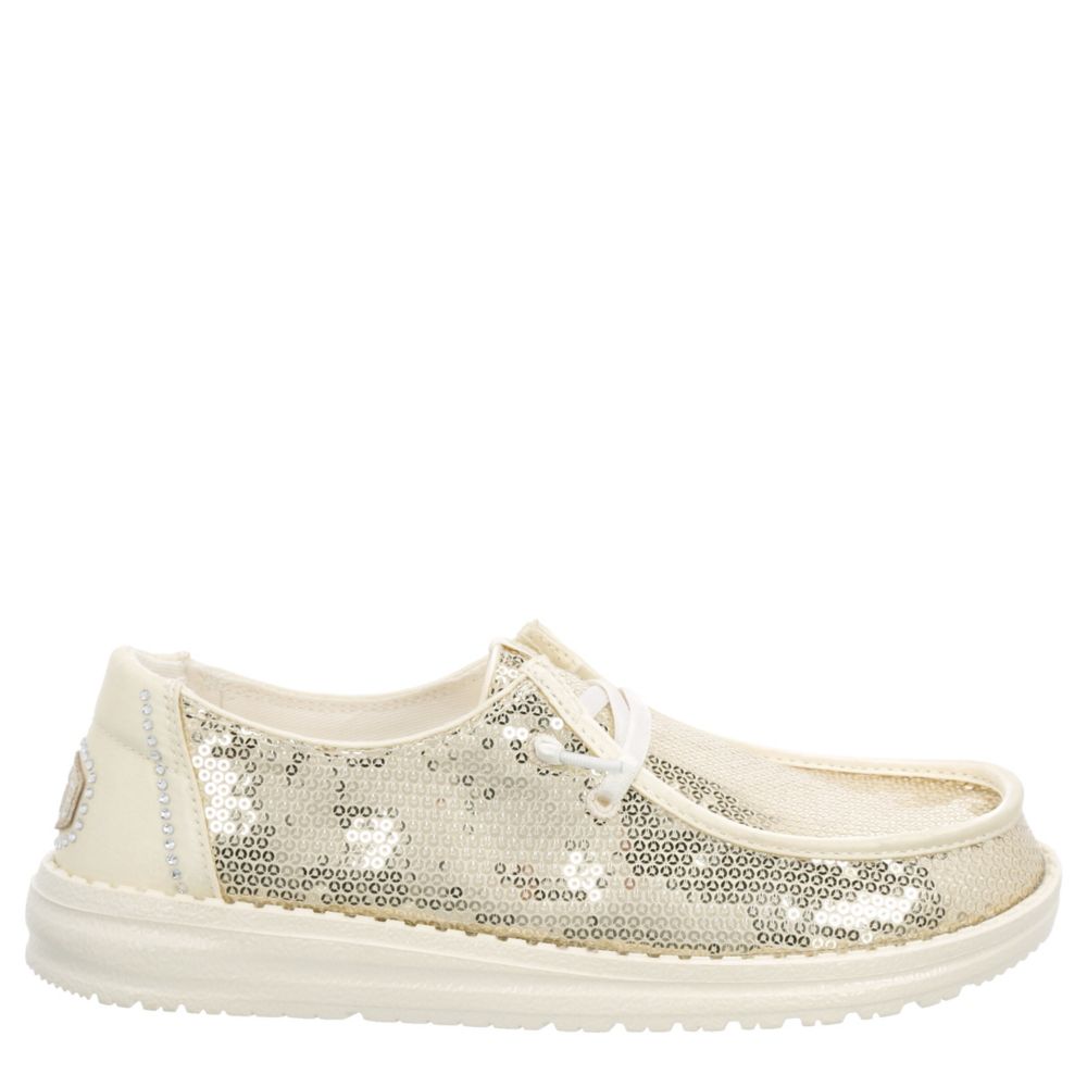 WOMENS WENDY SEQUIN SLIP ON SNEAKER