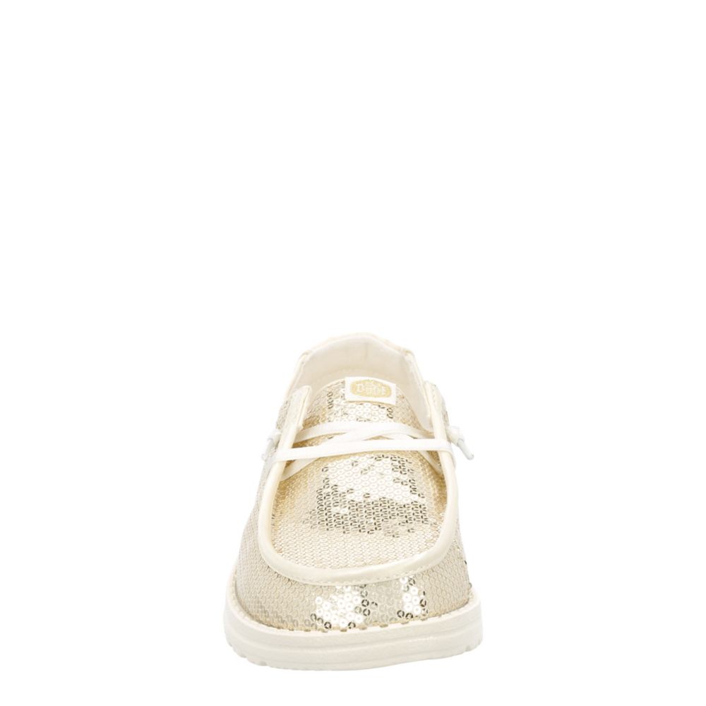 WOMENS WENDY SEQUIN SLIP ON SNEAKER