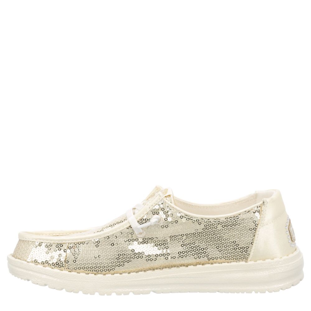 WOMENS WENDY SEQUIN SLIP ON SNEAKER