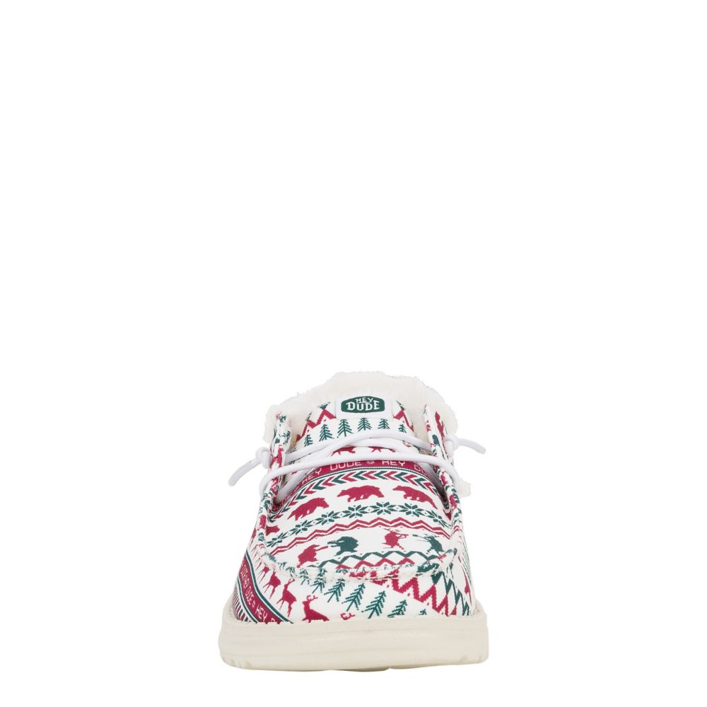 WOMENS WENDY HOLIDAY SLIP ON SNEAKER