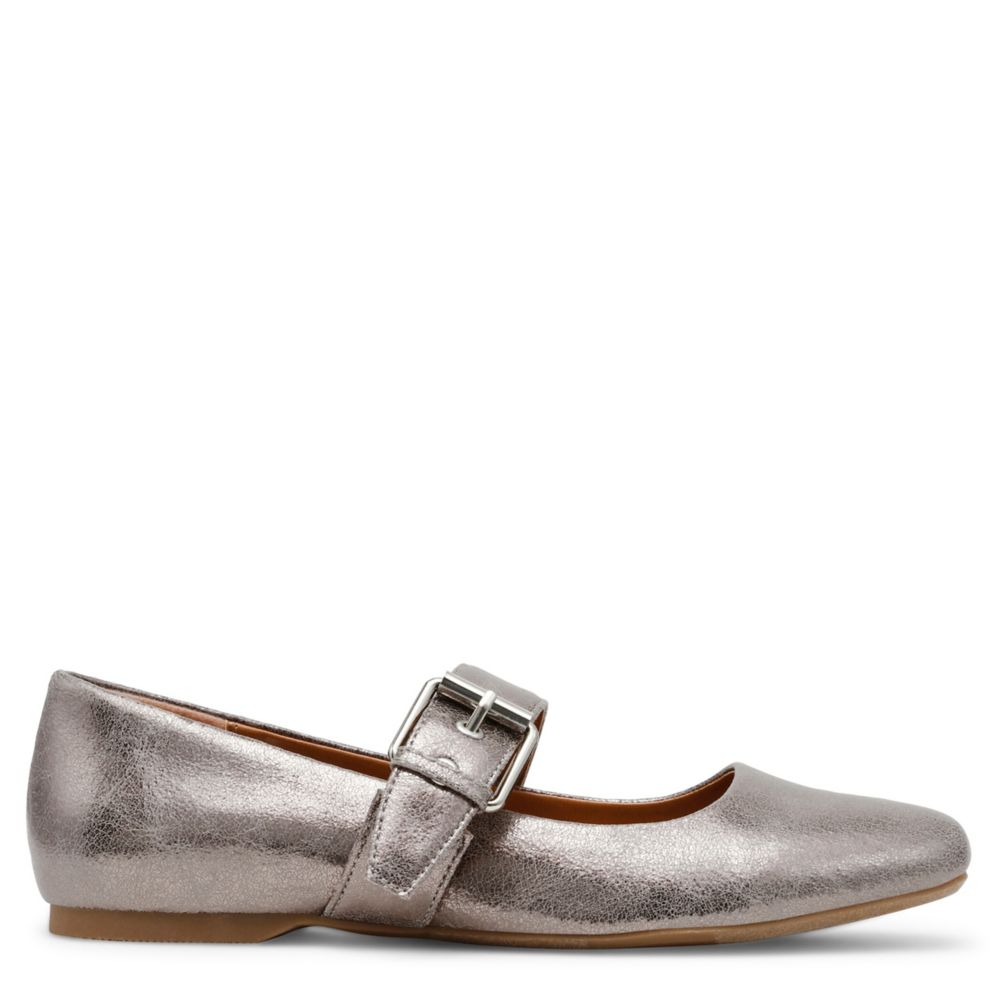 Pewter Dv By Dolce Vita Womens Mellie Flat Rack Room Shoes