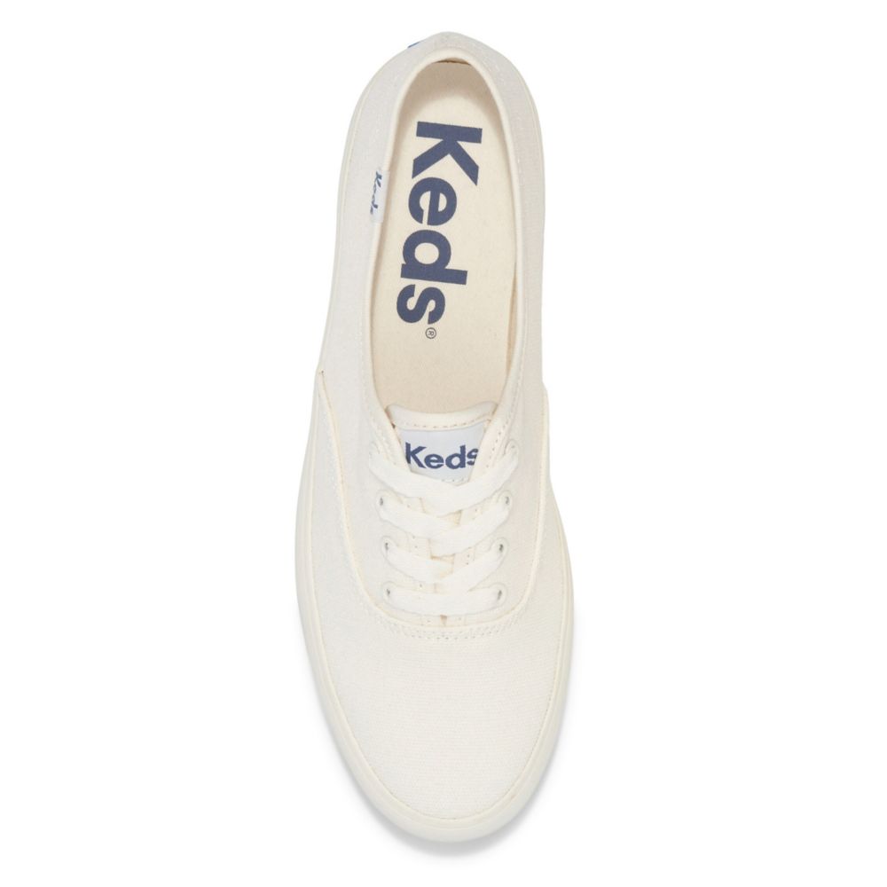 White Keds Unisex Champion Canvas Sneaker Rack Room Shoes