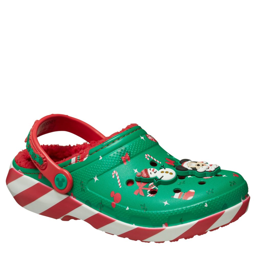 サンダル Crocs Mickey Holiday Lined Classic Clogs Crocs Mickey Mouse Christmas Lined Classic Clog | Famous